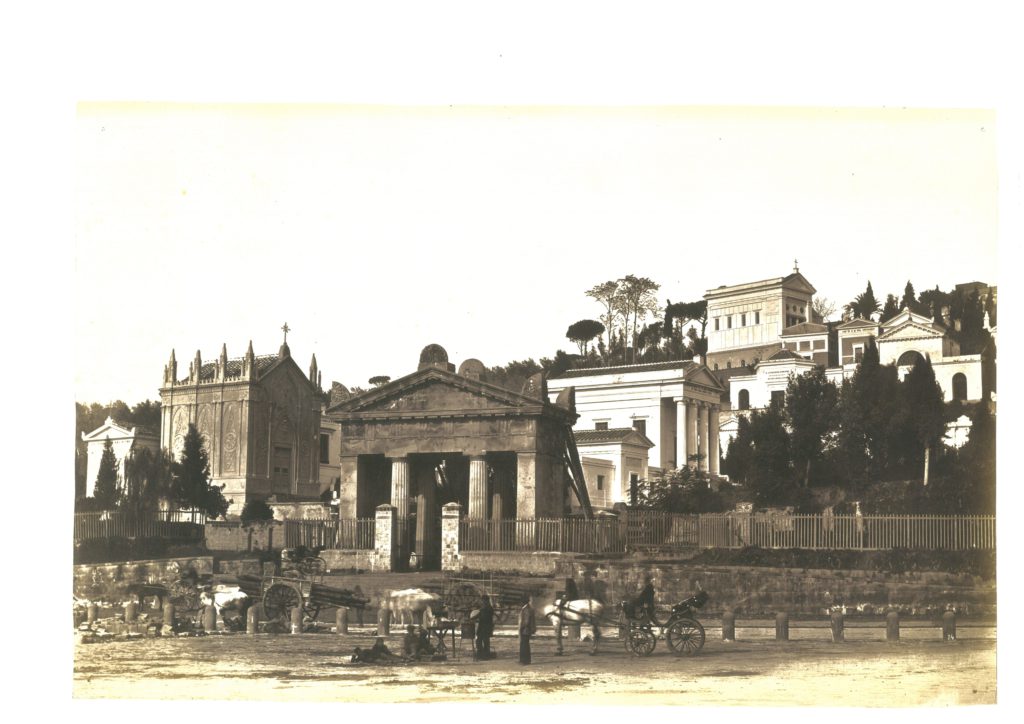 Autore non identificato, il Cimitero di Poggioreale, Napoli, 1855 ca. [Accademia delle Arti del Disegno, Archivio Castellazzi]